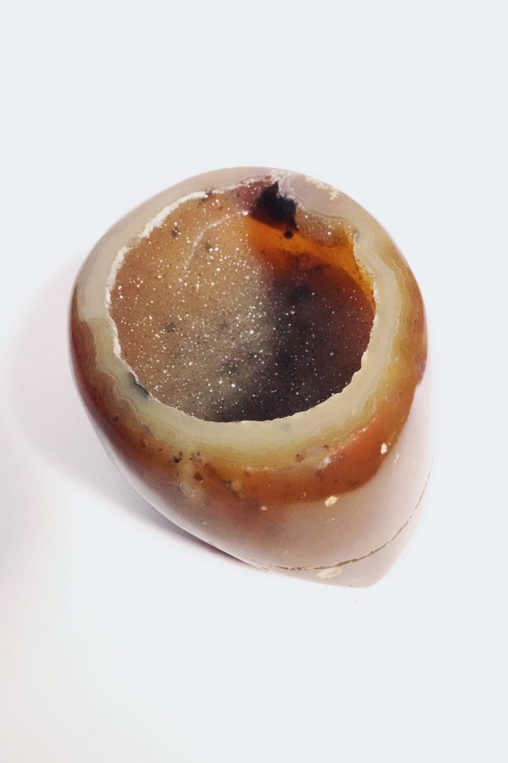 GEODO DE ÁGATA POLIDA