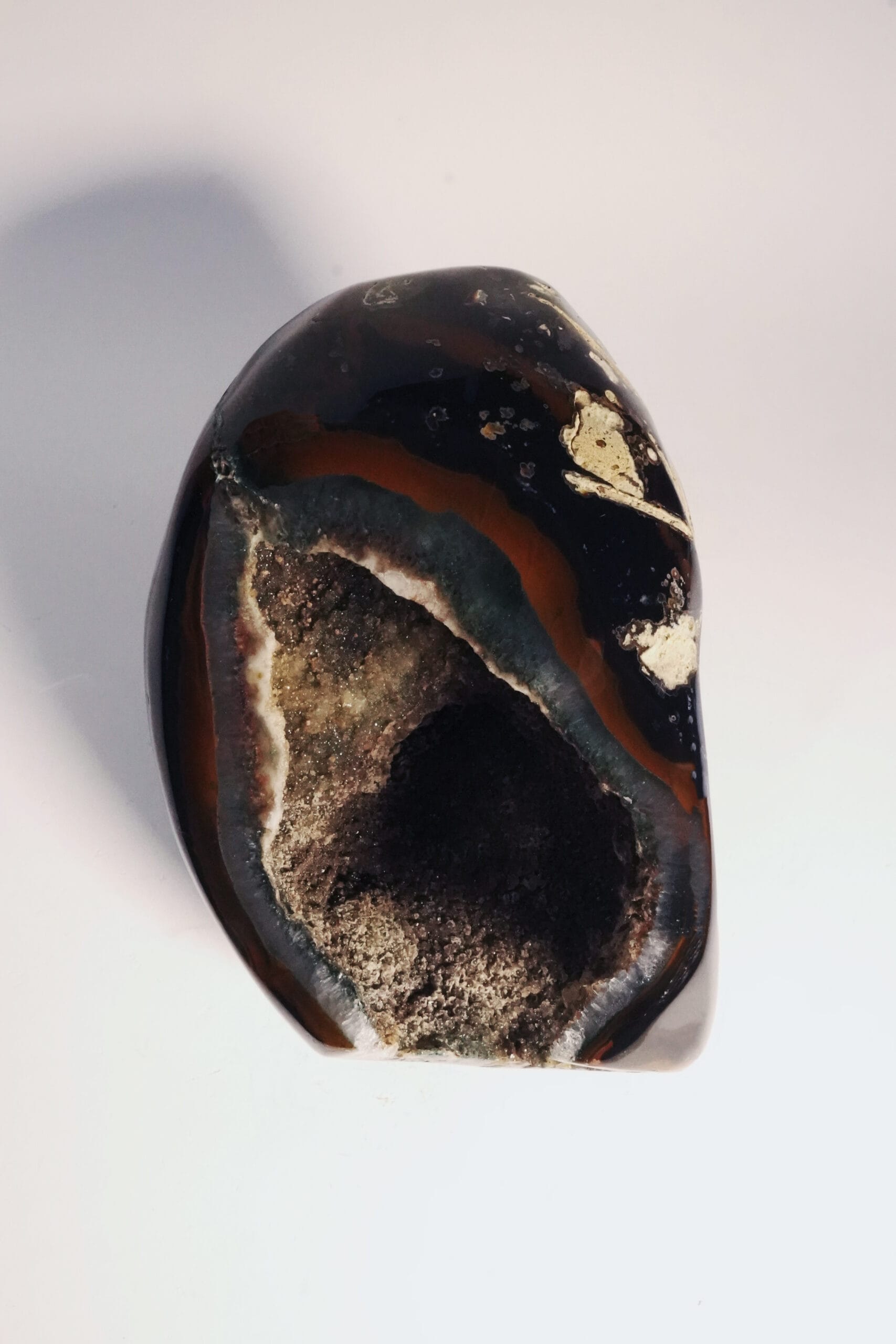 GEODO DE ÁGATA POLIDA